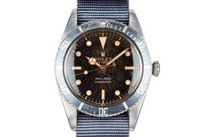 1958 Rolex Submariner 5508 with Spider Cracked Gilt Dial