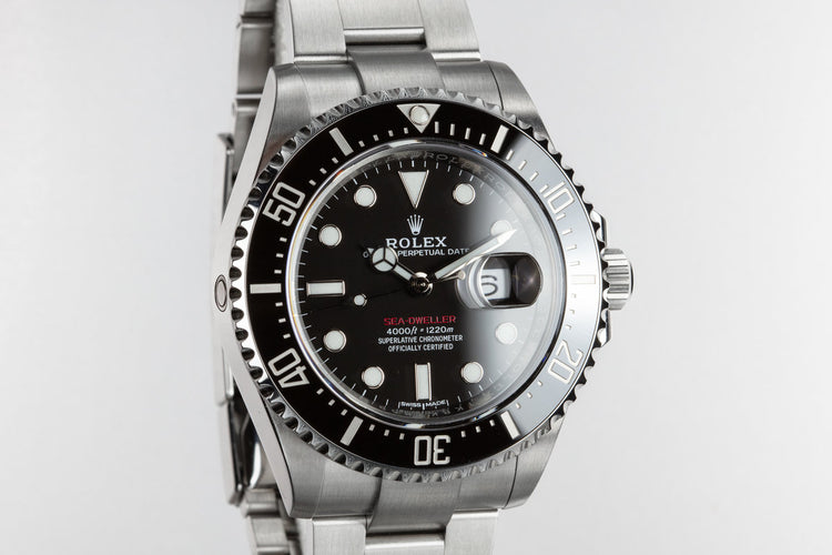 2017 Rolex Red Sea-Dweller 126600 With Box and Papers