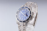 2020 Rolex Submariner 18k White Gold 116659SABR Sapphire and Diamond Bezel with Box and Card