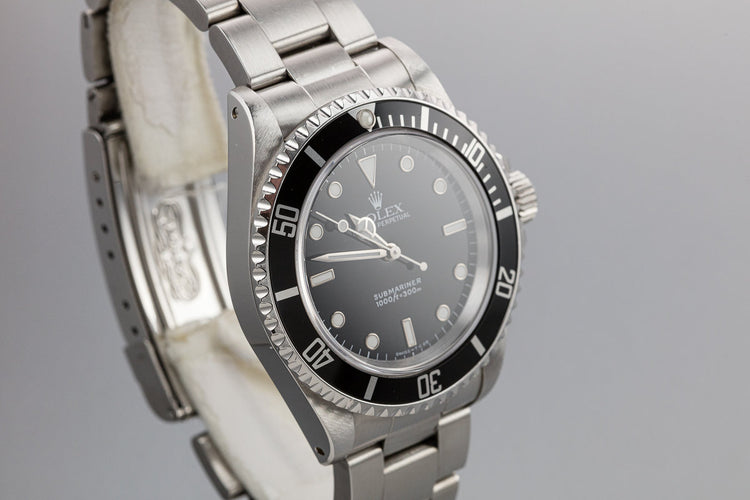 2002 Rolex Submariner 14060 with Service Papers