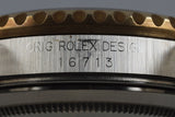 1991 Rolex Two Tone GMT II 16713 Serti Dial