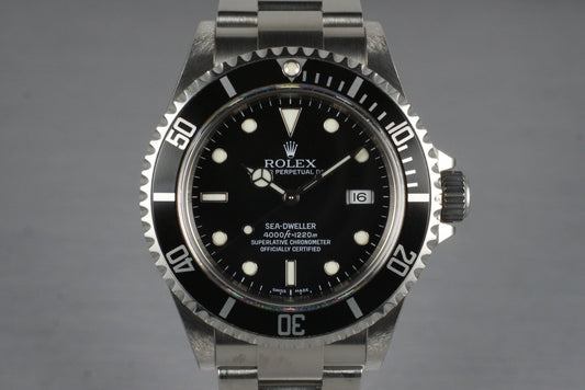 2007 Rolex Sea Dweller 16600 with Box and Papers