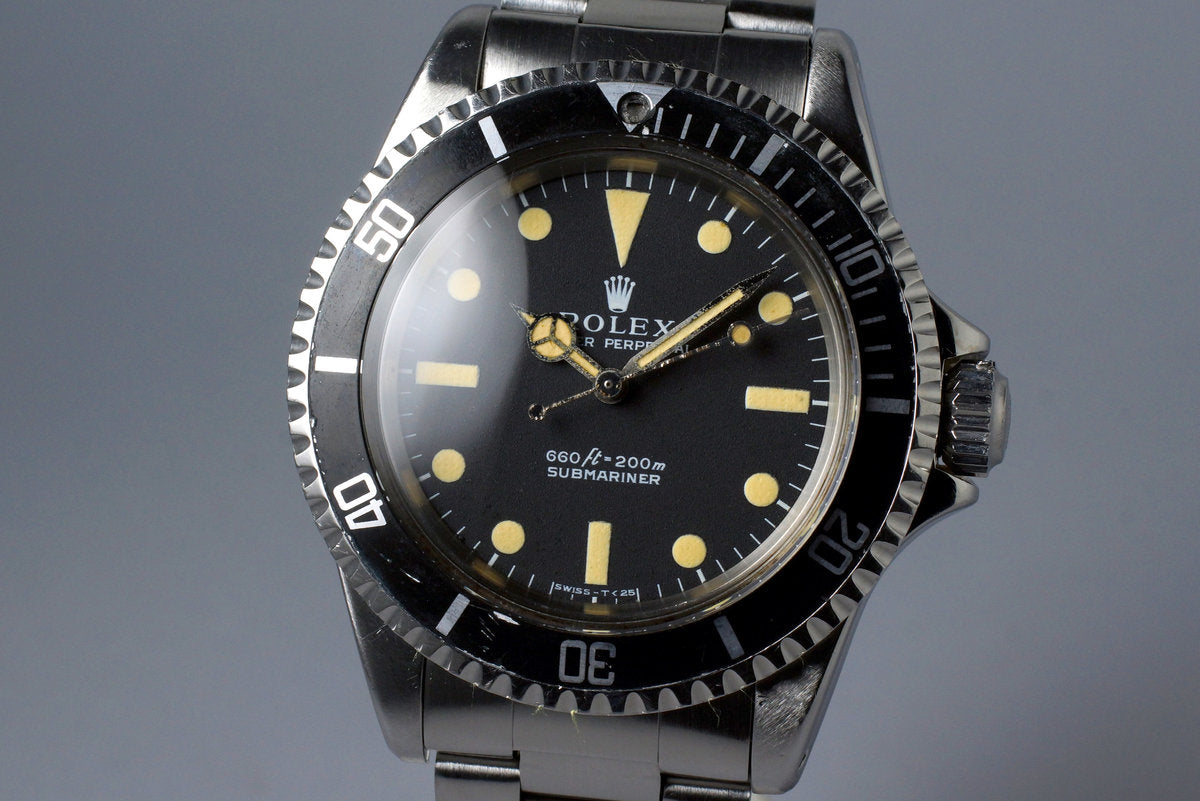 Rolex Submariner 40, Ref 5513, Men's, Matte Non-Serif Dial, Stainless  Steel, 1969, All original - Estates Consignments Rolex Submariner 40, Ref  5513, Men's, Matte Non-Serif Dial, Stainless Steel, 1969, All original