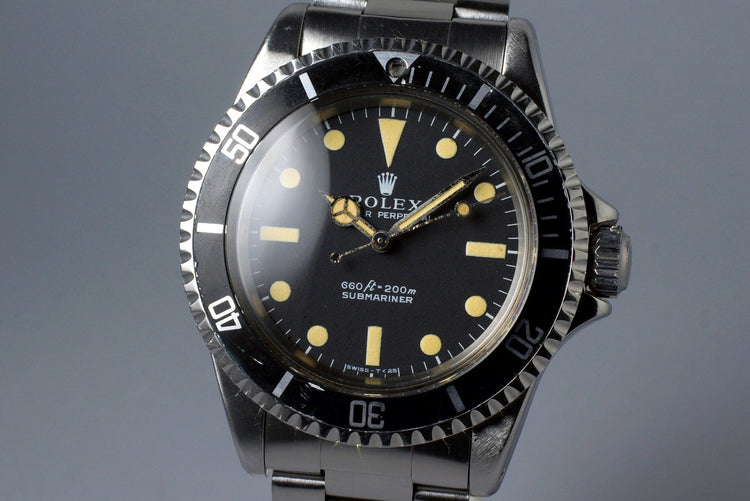 1967 Rolex Submariner 5513 Newer "Non-Serif" Dial