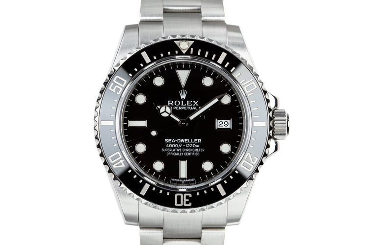 2015 Rolex Sea-Dweller 116600 with Box and Papers
