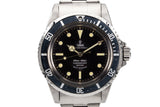 1964 Tudor Submariner 7928 Black Gilt with Box and Papers