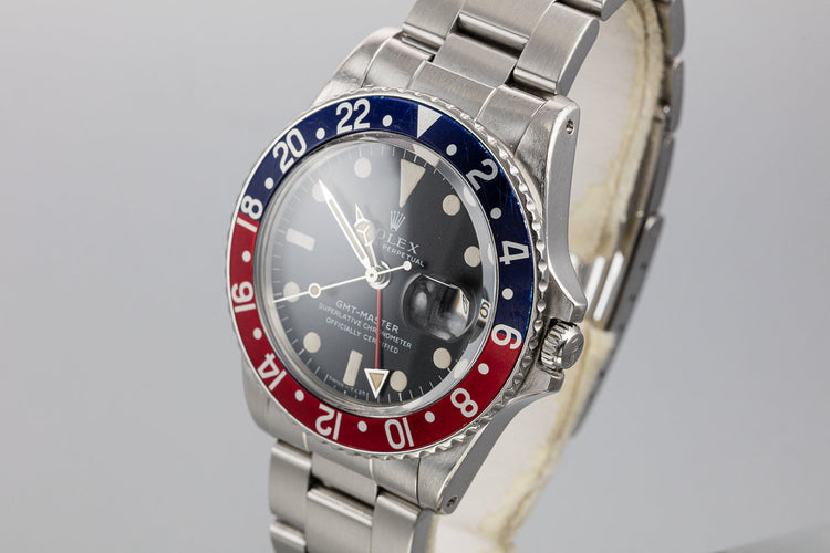 1968 Rolex GMT-Master 1675 with Box and Papers