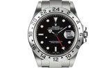 2001 Rolex Explorer II 16570 with Black Dial