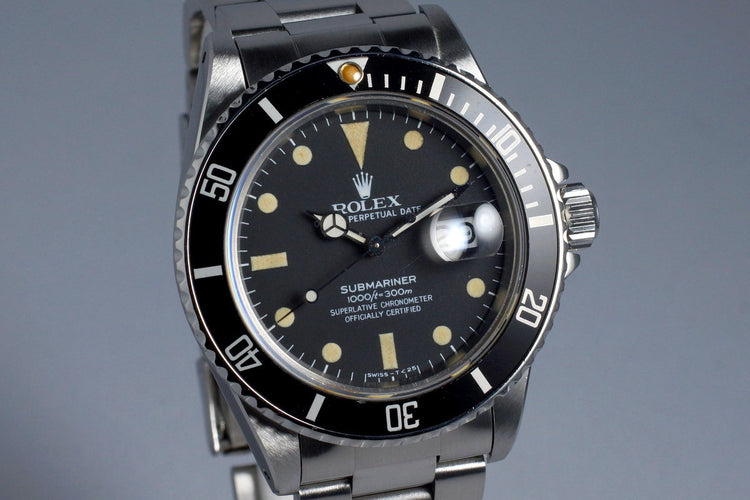 1981 Rolex Submariner 16800 Matte Dial