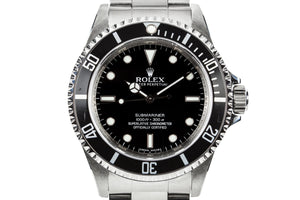 2012 Rolex Submariner 14060M with Box and Papers with 4 Line Dial