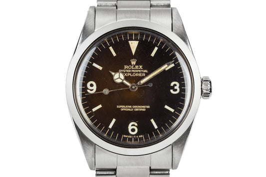 1966 Rolex Explorer I 1016 Tropical Gilt Dial