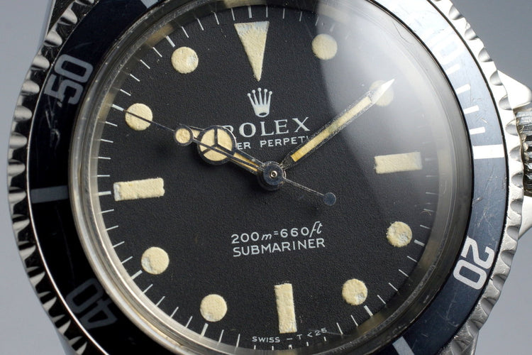 1967 Rolex Submariner 5513 Meters First