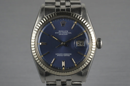 1972 Rolex DateJust ‘Blue Sigma’ Dial 1601