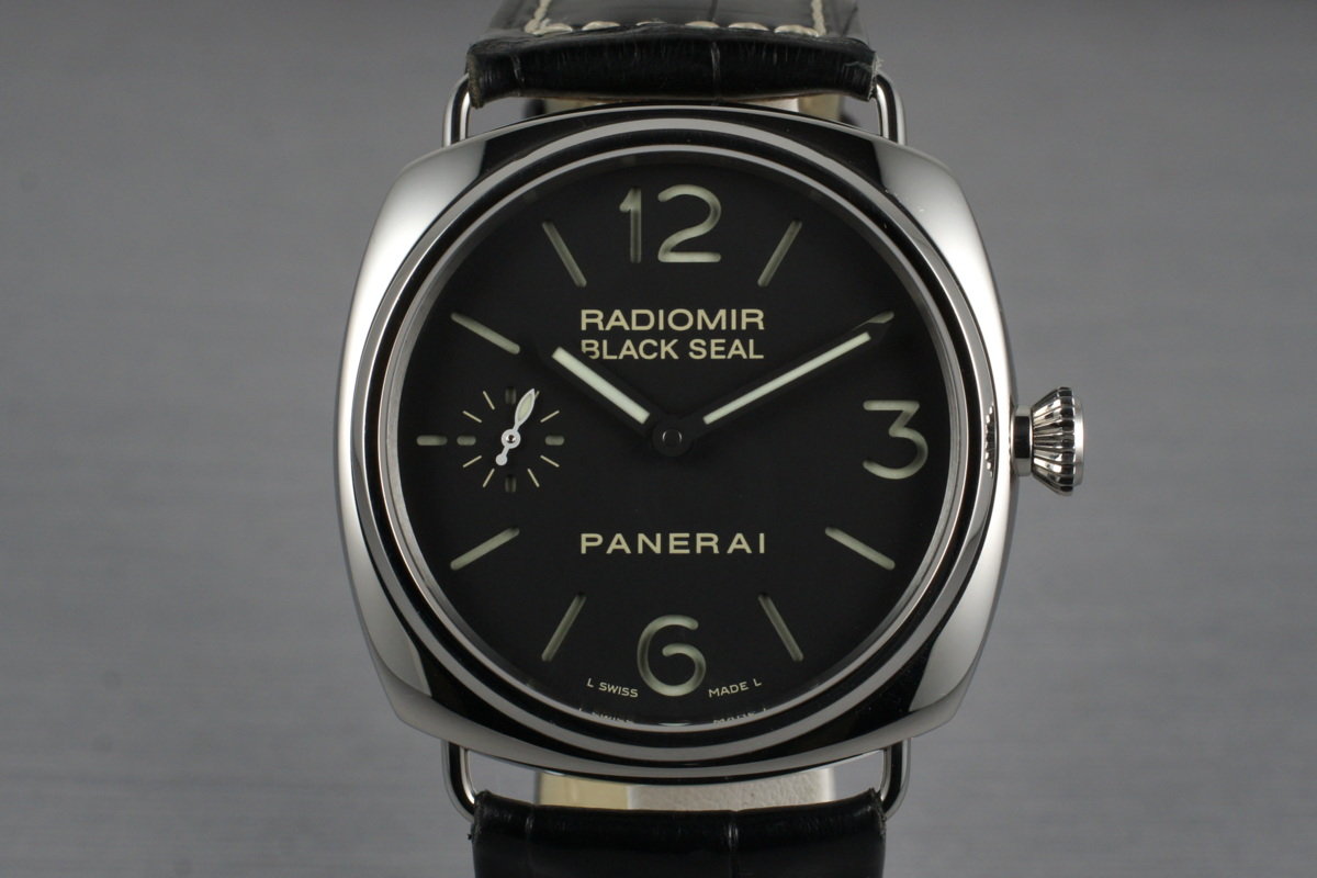 HQ Milton 2007 Panerai Radiomir Black Seal PAM 183 with Box and