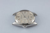 1973 Rolex DateJust 1601 with No Lume Silver Linen Dial