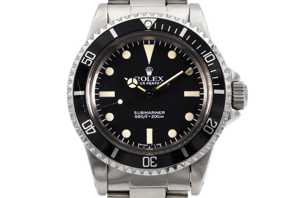 1982 Rolex Submariner 5513 Mark V Maxi Dial