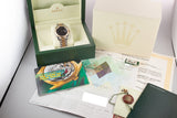 2003 Rolex Two-Tone DateJust 116223 Black Jubilee Arabic Dial with Box and Papers
