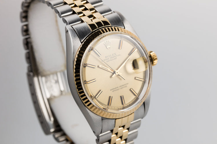 1972 Rolex Two Tone DateJust 1601 Gold Sigma Dial