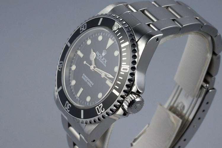 1999 Rolex Submariner 14060 with Box and Papers
