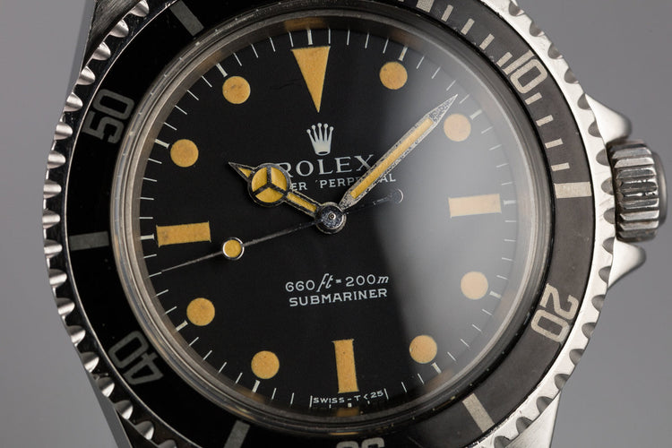 1972 Rolex Submariner 5513 Serif Dial