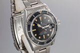 1971 Rolex Red Submariner 1680 MK IV Dial with Box, Papers, and Service Papers