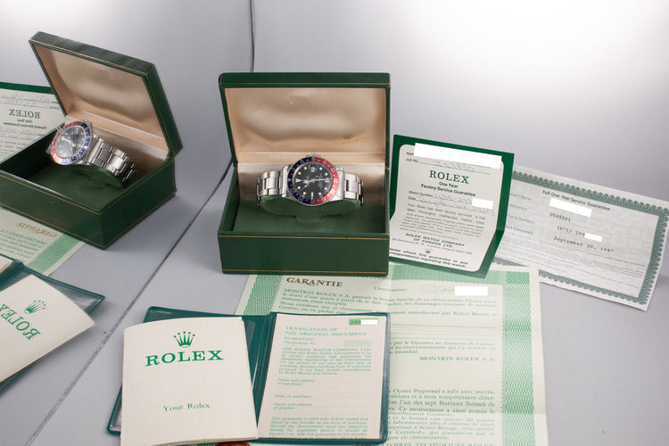 1971 Rolex GMT-Master 1675 with Box and Papers