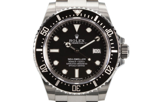 2016 Rolex Ceramic Sea Dweller 116600 with Box and Papers