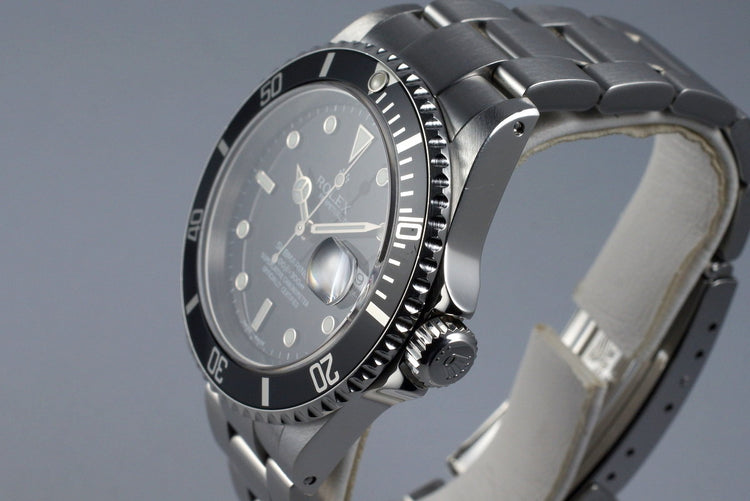 2001 Rolex Submariner 16610