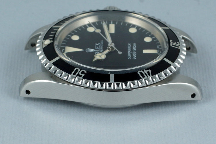 1982 Rolex Submariner 5513 Mark IV Maxi Dial with Box and Papers