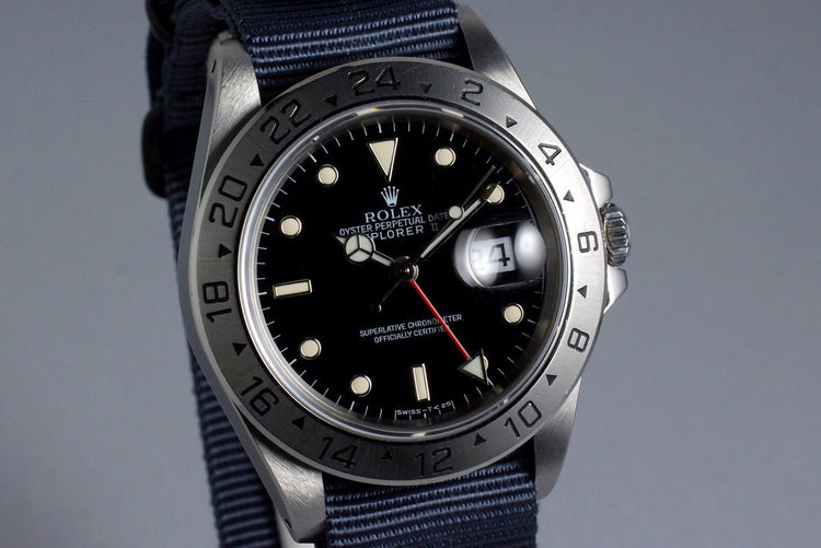 1991 Rolex Explorer II 16570 Black Dial with RSC Papers