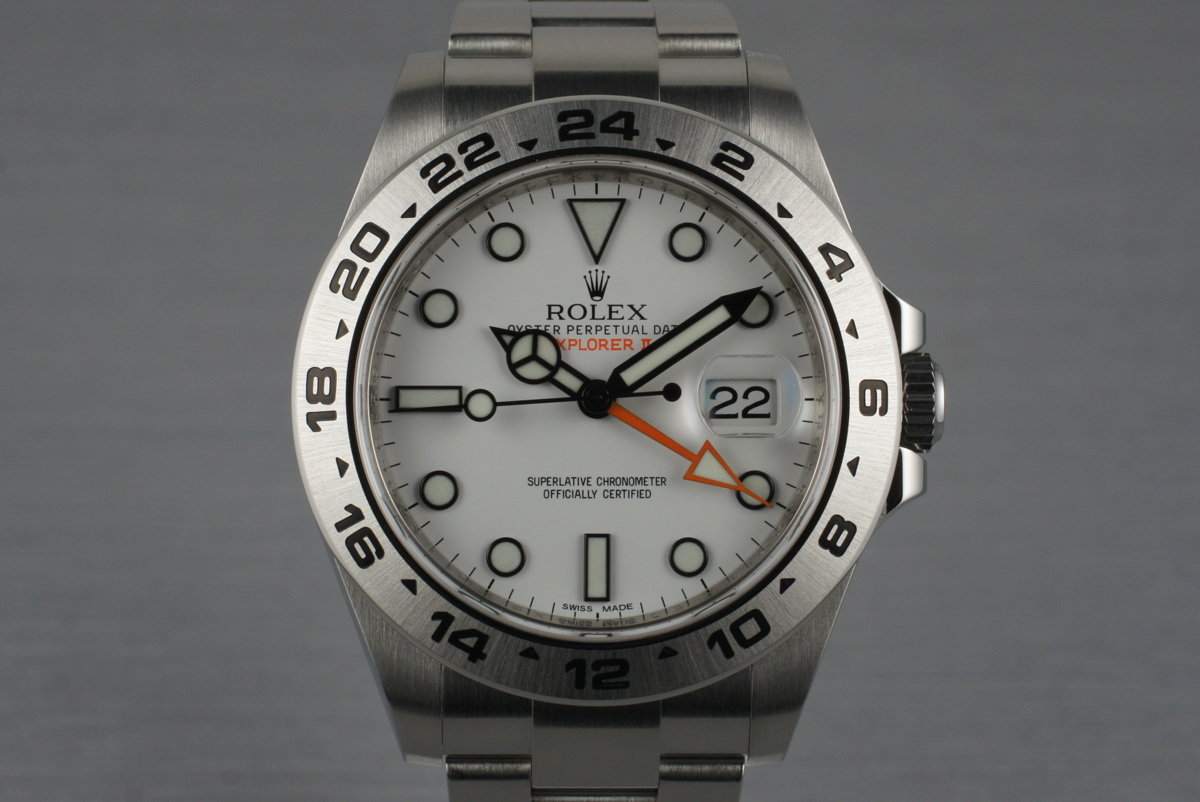 HQ Milton 2013 Rolex Explorer II 216570 with Box and Papers