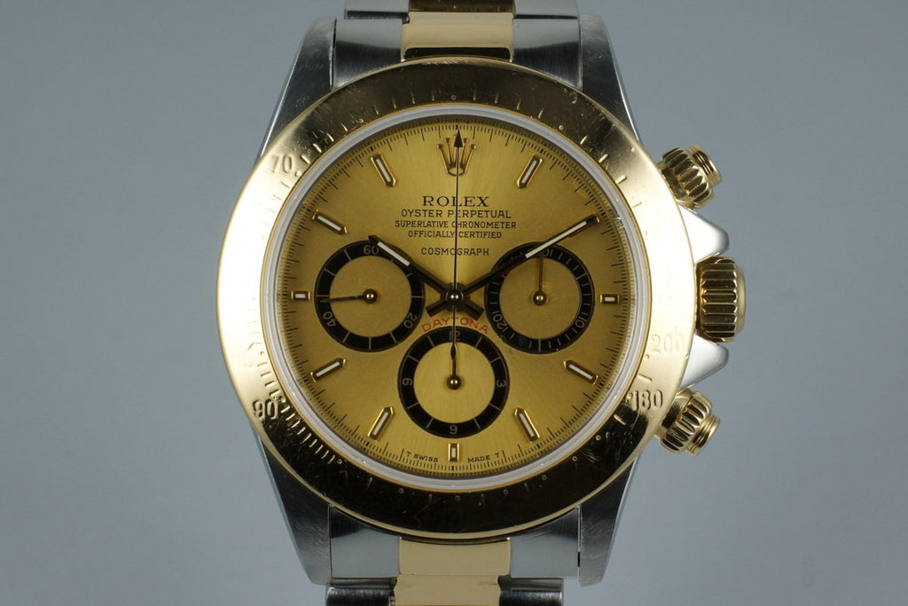 1989 Rolex Two Tone Zenith Daytona 16523 with RSC Papers