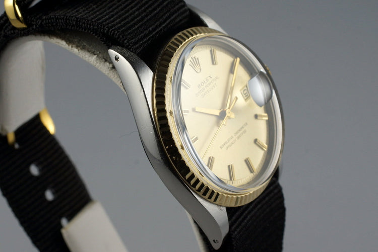 1971 Rolex Two Tone DateJust 1601 Champagne Dial