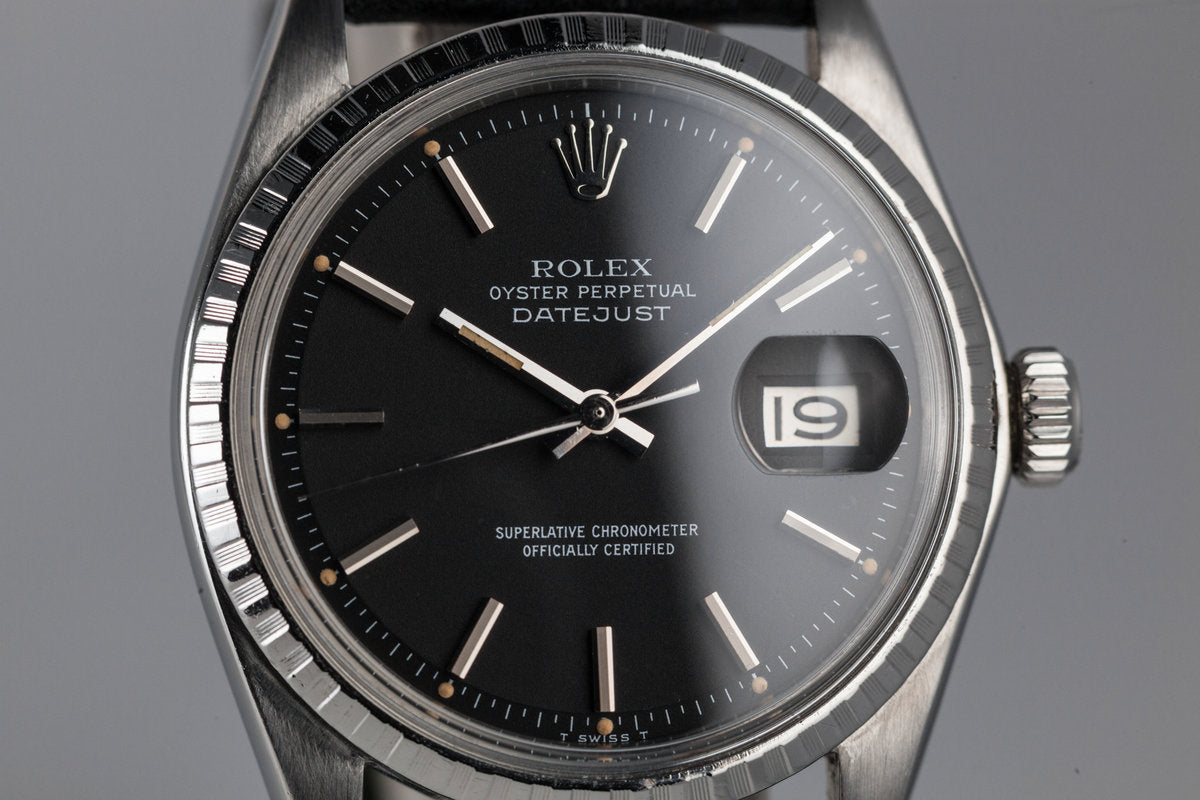 Rolex datejust shop 16030 black dial