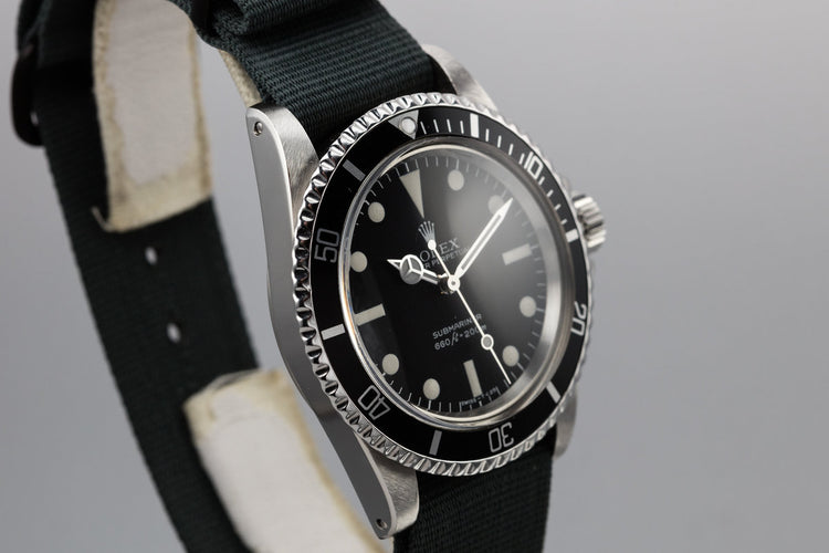 1979 Rolex Submariner 5513 with MK III Maxi Dial