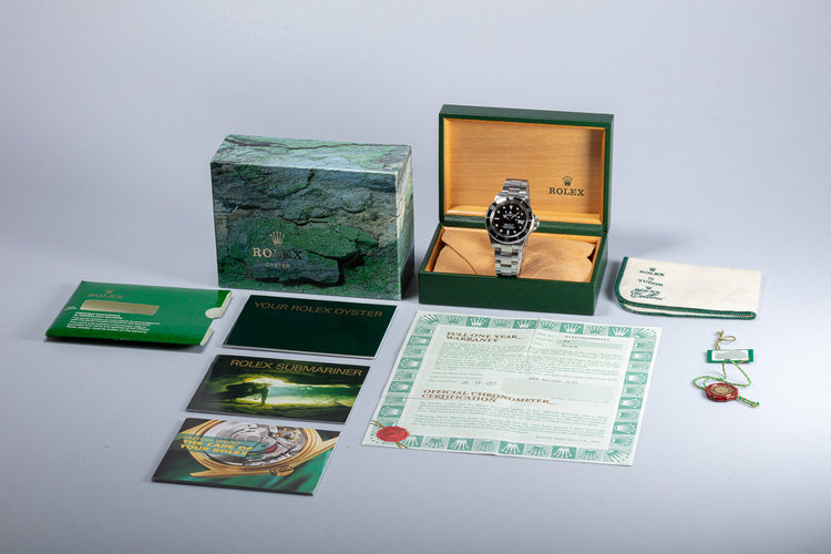 2000 Rolex Submariner 16610 with Box and Papers