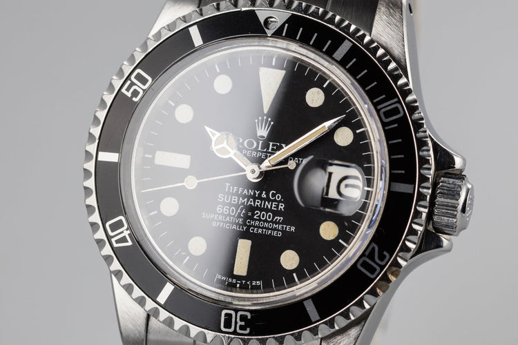 1977 Rolex Submariner 1680 with Tiffany Dial