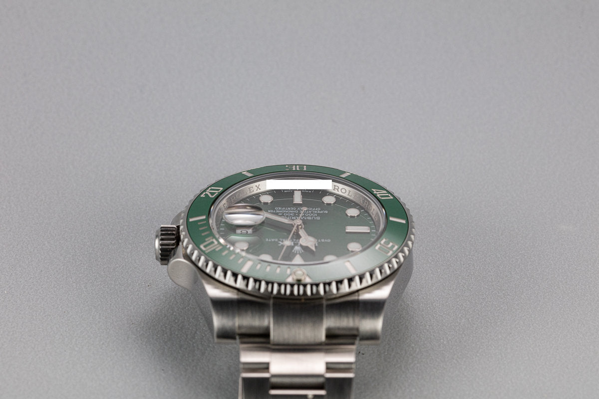 HQ Milton - 2015 Rolex Submariner 116610LV Hulk with Box & Card,  Inventory #A4654, For Sale