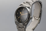 1957 Rolex Explorer I 6610 SWISS Only Gilt Dial with Service Papers