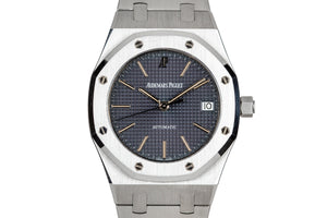 1996 Audemars Piguet Royal Oak 14790ST Black Dial with Box, Papers, and Service Papers