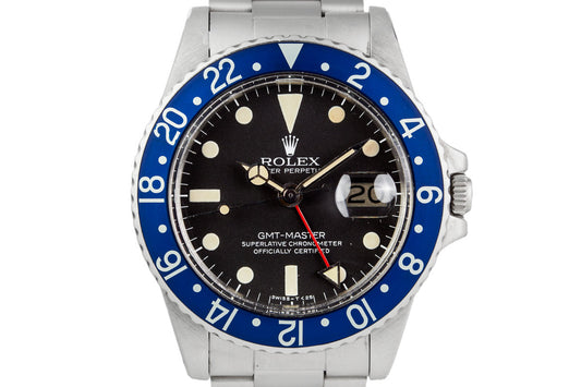 1978 Rolex GMT 1675 Blueberry