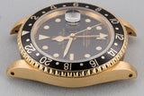 1990 18K YG Rolex GMT-Master II 16718 Black Dial