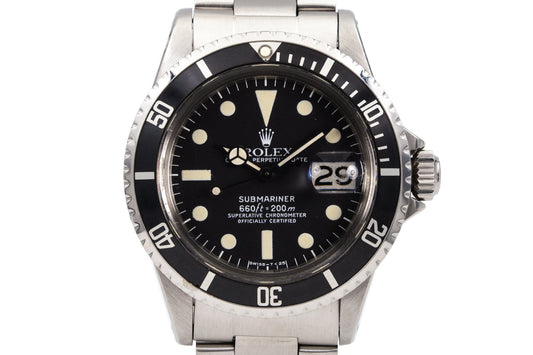1971 Rolex Submariner 1680 with Mark 1 Dial  and Box and Papers