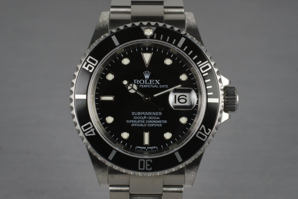 2006 Rolex Submariner 16610T with Box and Papers