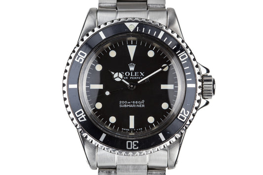 1967 Rolex Submariner 5513 with Meters First Dial