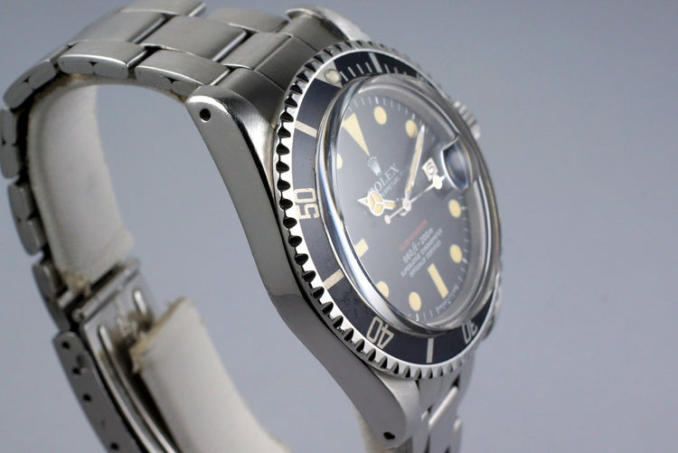 1971 Rolex Red Submariner 1680 Mark V Dial