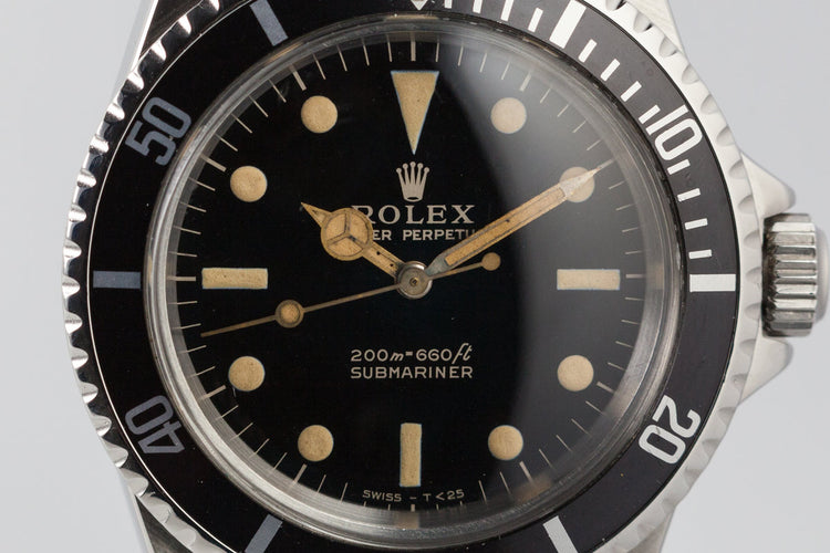 1965 Rolex Submariner 5513 Glossy Gilt Dial