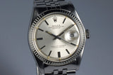 1972 Rolex Datejust 1601 Silver Sigma Dial