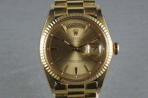 1969 Rolex President 1803 with Bracelet and German Date Disk
