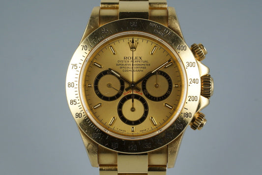1990 Rolex 18K YG Zenith Daytona 16528